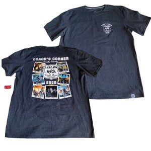 Coach’s Corner Festival Graphic T-Shirt Legends Of Rocks 2022 Bands Gray size L